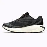 Zapatillas de running Merrell Morphlite para hombre, color negro con detalles en gris y blanco. Ideales para correr en asfalto o senderos.