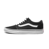 Championes Vans Ward de caña baja, color negro con detalles en blanco.