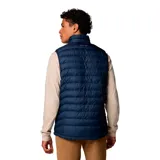 Chaleco negro Columbia Powder Lite II para hombre, con tecnología Omni-Heat de revestimiento térmico reflectante y aislamiento Thermarator de poliéster reciclado.