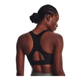 Top deportivo Under Armour blanco con logo negro en el centro del pecho.