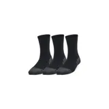 Medias deportivas unisex blancas con detalles en negro en la puntera y el talón.