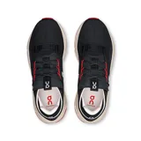 Championes urbanos negros con detalles en rojo y suela beige con tecnología CloudTec.