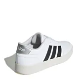 Championes Adidas Breaknet 3.0 blancos con las tres tiras laterales en negro.