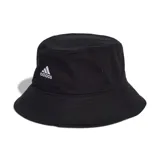 Gorro tipo bucket Adidas color negro con logo blanco bordado en el lateral.