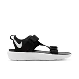 Sandalias Nike Vista para mujer, color negro con detalles en blanco.