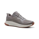 Championes deportivos Skechers Slip-ins Bob Squad Chaos 4, color gris topo, con cordones elásticos y plantilla acolchada Memory Foam. Diseñados con tecnología Hands Free Slip-ins y Heel Pillow para un ajuste fácil y seguro. Suela de tracción flexible y lavables en lavarropas.