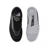 Championes de skate Etinies Snake X Sour, color negro con detalles en gris.