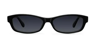 Lentes de sol rectangulares negros, con montura de bio-based G850 y patillas de propionato de celulosa. Lentes polarizadas TAC con protección UV400, recubrimiento anti-scratch y superhydrophobic.