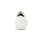 Zapatillas urbanas CAT modelo AMP, color blanco. Capellada de canvas recubierta en PU, forro de malla interior hecho con residuos industriales 100% reciclados, plantilla de espuma EVA suave, suela de goma duradera y con gran tracción.