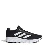 Championes Adidas Switch Move, color negro con detalles blancos, ideales para running.