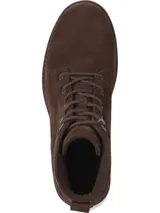Botines de caña baja Tommy Hilfiger color marrón, confeccionados en ante, con cordones, suela de goma y logo distintivo en el tobillo.