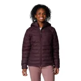 Campera puffer color borgoña con capucha, cierre frontal y bolsillos laterales con cierre. El forro termorreflectivo Omni-Heat™ retiene el calor mediante puntos plateados que reflejan el calor corporal. El aislamiento Thermarator™ 100 % poliéster reciclado te mantiene abrigado con fibras sintéticas livianas que retienen el calor incluso cuando están mojadas.