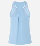 Musculosa deportiva roja de microfibra con perforaciones y espalda estilo nadador.