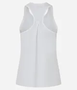 Musculosa deportiva roja de microfibra con perforaciones y espalda estilo nadador.