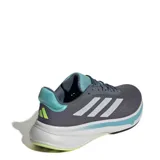 Championes Adidas Response Super para hombre, color gris topo con detalles en verde menta y blanco.