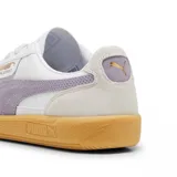 Championes Puma Palermo LTH color crema con detalles en marrón y suela de goma.