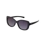 Lentes de sol MDQ Kailany, de acetato color negro con forma cuadrada y cristales grises degradé.
