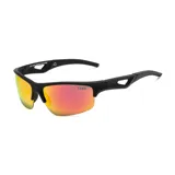 Lentes de sol unisex negros, con filtro UV 400 y lentes polarizados. Incluye estuche.