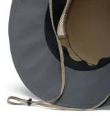 Sombrero de ala ancha Columbia Bora Bora Booney, color beige, con banda interior absorbente Omni-Wick y cordón ajustable.