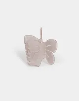 Broche para el pelo con forma de mariposa color lila con esmaltado glitter.