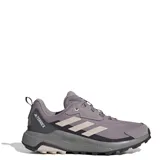 Championes de trekking Adidas Terrex Anylander color lila con detalles en gris y beige.