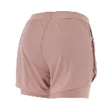 Short deportivo Topper KT WMN TRNG 2 in 1 color rosa, con cintura elástica y calza interior.