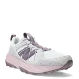 Championes New Balance Trail Trektrel para mujer, color blanco con detalles en gris y lila.