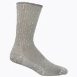 Calcetines grises de lana merino con tejido grueso y largo medio. Talla 40-44.5.
