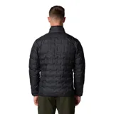 Campera puffer Columbia Delta Ridge II Down color rojo con diseño acolchado. Cuenta con tecnología termorreflectante Omni-Heat™, HeatSeal™ y Omni-Shield™.
