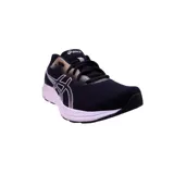 Championes Asics Gel-Excite 8 de mujer, color gris con detalles en celeste y blanco.