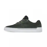 Championes de skate Etnies Joslin Vulc, color negro con suela marrón. Presentan logo de la marca en el lateral y lengüeta.