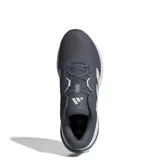 Championes Adidas Galaxy 7 para hombre, color gris con detalles en blanco y las tres tiras laterales en color crema. Ideales para running o uso diario.