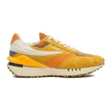 Championes Fila Renno Vintage II, color amarillo, naranja y blanco.