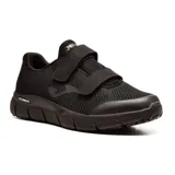 Zapatillas deportivas de hombre en color negro, con upper de mesh transpirable, plantilla de memory foam y suela de caucho antideslizante.