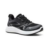 Championes deportivos color beige con detalles en marrón y suela blanca.