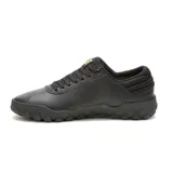 Zapatillas Caterpillar Hex + de cuero negro, con cordones y suela de goma robusta.
