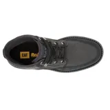Bota de caña media Caterpillar Colorado 2.0 Canvas para hombre, color gris oscuro, con cordones y suela de goma.