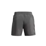 Short deportivo Under Armour Launch 5 para hombre, color negro, con logo reflectivo en la pierna izquierda. Confeccionado en tejido ligero y elástico con forro interior de malla, paneles de ventilación y cintura elástica con cordón.