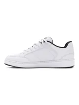 Championes urbanos Under Armour UA Official blancos con detalles en negro, con logo en el lateral y suela blanca.