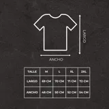 Remera negra de algodón y elastano, corte slim fit, con cuello redondo y logo 'GAINS' estampado en el pecho.