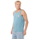 Musculosa celeste con logo de Rip Curl estampado en el pecho.