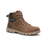 Bota de cuero color marrón, marca Caterpillar, modelo Meridian WP. Cuenta con tecnología Duofuse, City Grip y Waterproof.