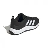 Championes Adidas Everyset Trainer negros con detalles blancos, ideales para entrenamiento.