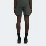 Short deportivo de punto color gris con cintura elástica y logo Reebok Vector en el muslo.