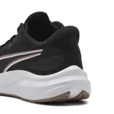 Championes Puma Skyrocket Lite 2, color negro con detalles en rosa y blanco, ideales para running y entrenamiento.