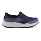 Zapatillas deportivas sin cordones de Skechers, con parte superior de malla y material sintético, y plantilla con amortiguación Air-Cooled Memory Foam®.