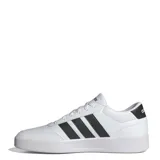 Championes Adidas Breaknet 3.0 de hombre, color blanco con detalles en negro, de estilo clásico inspirado en el tenis.