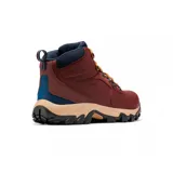 Bota de senderismo Columbia Newton Ridge Plus II, color marrón, con capellada de cuero recubierto de PU, ante y malla. Cuenta con tecnología Omni-Tech™ impermeable y transpirable, entresuela TechLite™ para amortiguación y suela Omni-Grip™ para tracción en todo tipo de terrenos.