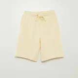 Pantalón corto ligero de chándal liso AMARILLO