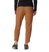 Pantalón de senderismo azul marino, de corte recto y largo tobillero, con cintura elástica ajustable, bolsillos laterales y tecnología Omni-Wick para absorción de la humedad.